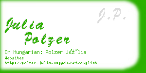 julia polzer business card